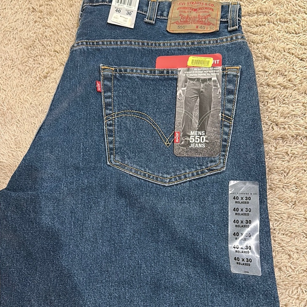 Levi's Relaxed Blue Jeans Timeless Comfort